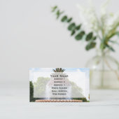 Pineapple Fountain in Charleston, SC Visitekaartje (Staand voorkant)