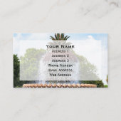 Pineapple Fountain in Charleston, SC Visitekaartje (Voorkant)