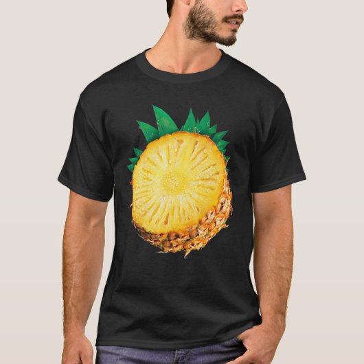 Pineapple Fruit Group Kostuum Grappig Halloween T-shirt (Voorkant)