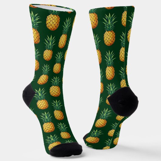 Pineapple fruit sokken (Gebogen)