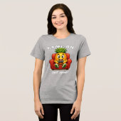 pineapple gamer Tri-Blend shirt (Voorkant volledig)