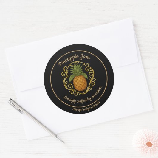 Pineapple Glow – Artisan Jam Label (Envelop)