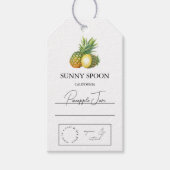 Pineapple Hang Label Cadeaulabel (Voorkant)