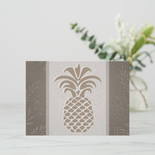 Pineapple Hartelijk Dank Kaarten (Staand voorkant)