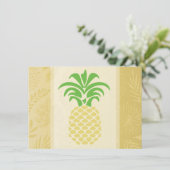 Pineapple Harten Dank je Kaarten (Staand voorkant)