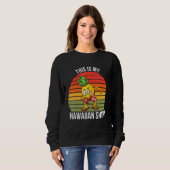 Pineapple Hawaiian Tropical Sunset Trui (Voorkant volledig)