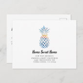 Pineapple Home Sweet Home Bewegende aankondiging (Voorkant / Achterkant)