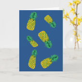 Pineapple Humorous Birthday Kaart (Gele Bloem)