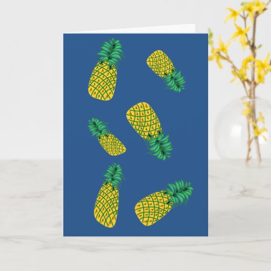 Pineapple Humorous Birthday Kaart