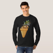 PINEAPPLE ICE CREAM - FUNNY FRUIT EN ICE CREAM CO T-SHIRT (Voorkant volledig)