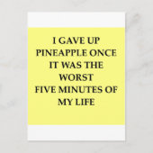 PINEAPPLE.jpg Briefkaart (Voorkant)