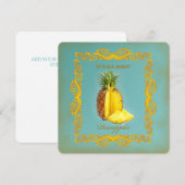 PINEAPPLE ~ Kaart (Voorkant / Achterkant)