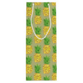 Pineapple Khaki Wijn Cadeautas (Achterkant)