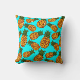 Pineapple Love Pattern - Tasty Tropical Exotic Kussen