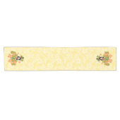 Pineapple Luau Hawaiian Hula Girl Korte Tafelloper (Horizontaal)