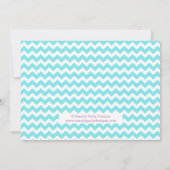 Pineapple Luau verjaardagsfeestje uitnodiging (Achterkant)