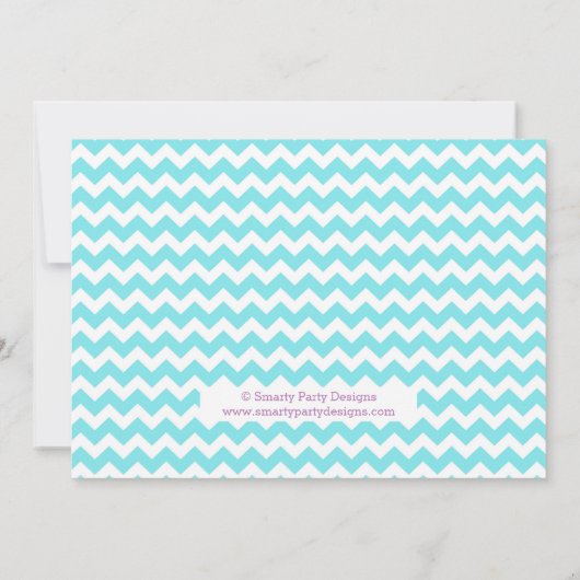 Pineapple Luau verjaardagsfeestje uitnodiging (Achterkant)