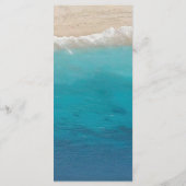 Pineapple Mason Jar Tropical Beach Wedding Menu (Achterkant)