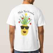 Pineapple Mele Kalikimaka T-shirt (Achterkant)
