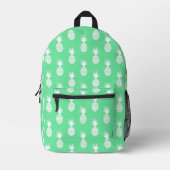 Pineapple Mint Pattern Bedrukte Rugzak (Voorkant)