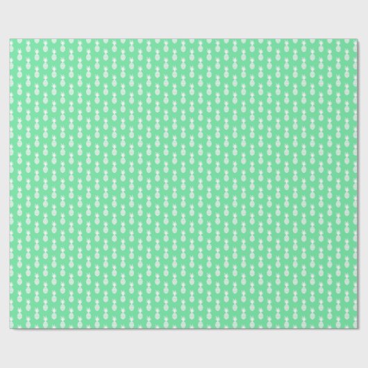 Pineapple Mint Pattern Cadeaupapier (Vlak)