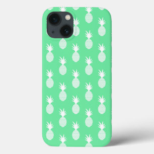 Pineapple Mint Pattern iPhone 13 Hoesje