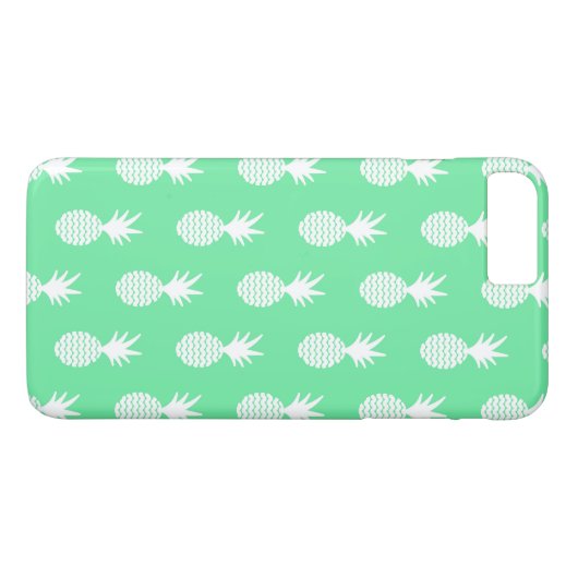 Pineapple Mint Pattern Case-Mate iPhone Case (Achterkant (Horizontaal))