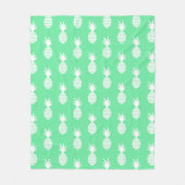 Pineapple Mint Pattern Fleece Deken (Voorkant)