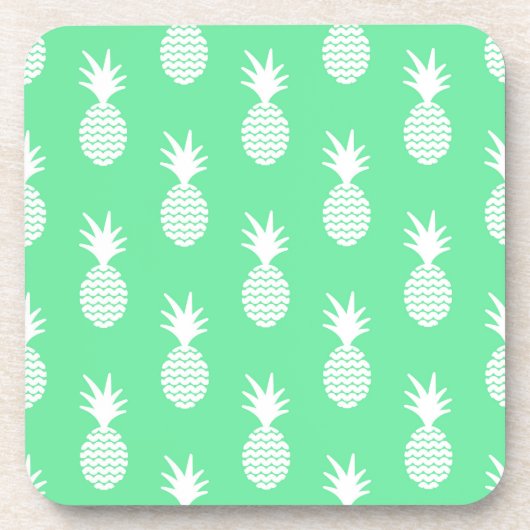 Pineapple Mint Pattern Onderzetter (Voorkant)