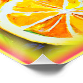 Pineapple Orange Banana Fruits. Buy Now Perfect Poster (Hoek)