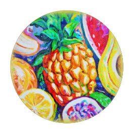 Pineapple Orange Banana Fruits. Buy Now Snijplank