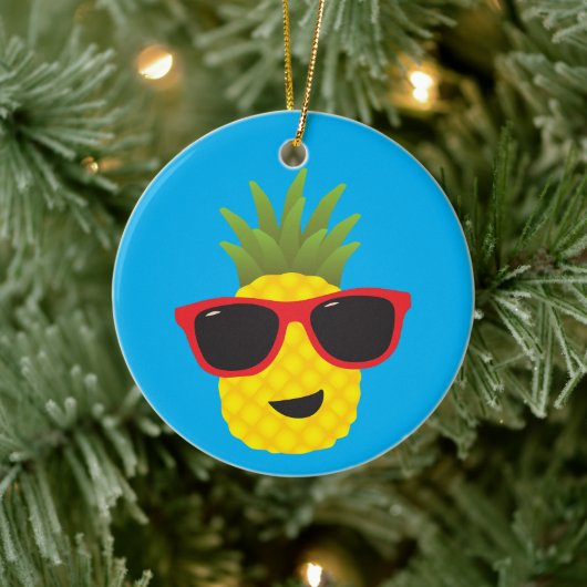 Pineapple Pal Keramisch Ornament (Boom)