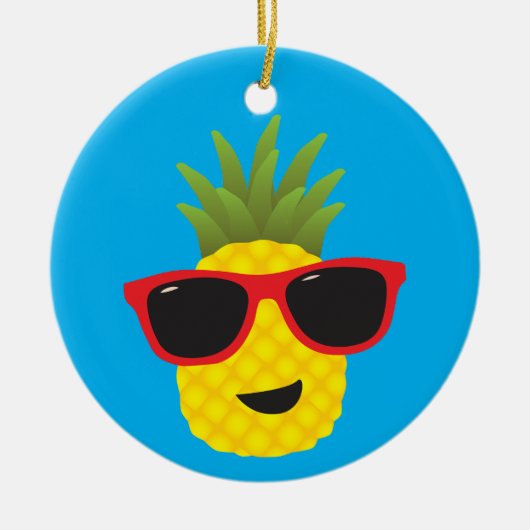 Pineapple Pal Keramisch Ornament (Voorkant)