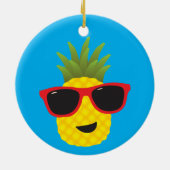 Pineapple Pal Keramisch Ornament (Achterkant)
