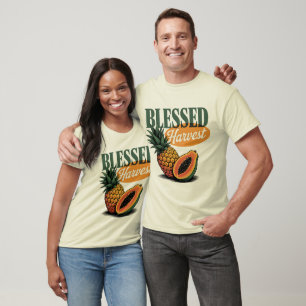 Pineapple Papaya Retro T-shirt
