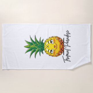 Pineapple Paradise Tropical Graphic Strandlaken