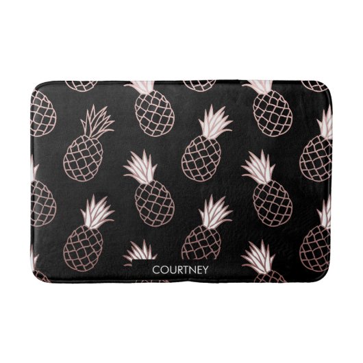 Pineapple Pattern Badmat (Voorkant)