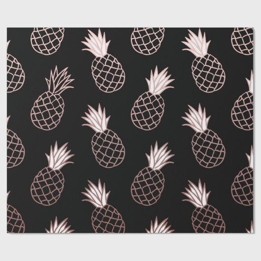 Pineapple Pattern Cadeaupapier (Vlak)