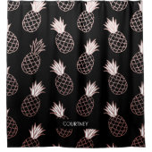Pineapple Pattern Douchegordijn (Voorkant)