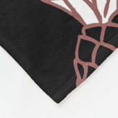 Pineapple Pattern Fleece Deken (Hoek)