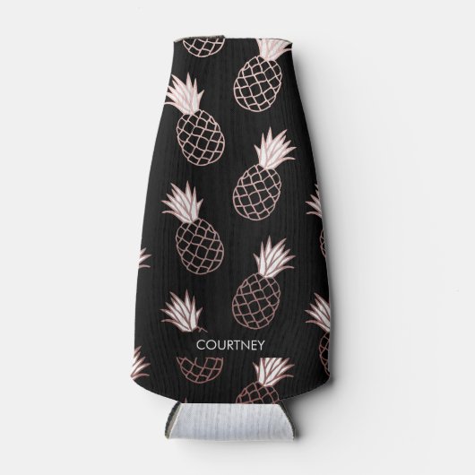 Pineapple Pattern Flesjeskoeler (Voorkant)