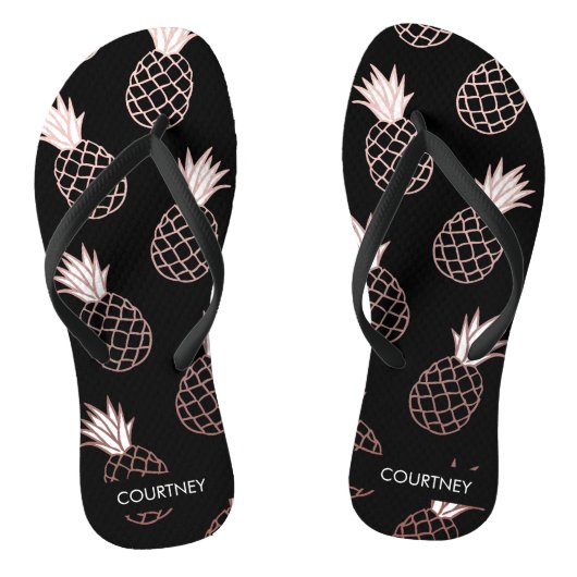 Pineapple Pattern Teenslippers (Voetbed)