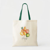 Pineapple Pear Fruits Balloon Tote Bag (Voorkant)