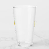 Pineapple Pin-up Girl Funny Fruit Glas (Links)