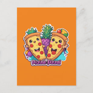 Pineapple Pizza Briefkaart
