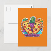 Pineapple Pizza Briefkaart (Voorkant / Achterkant)