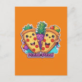 Pineapple Pizza Briefkaart (Voorkant)