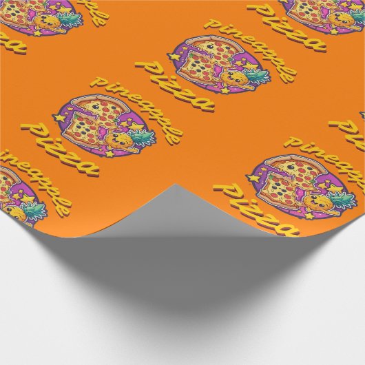 Pineapple Pizza Cadeaupapier (Hoek)