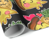 Pineapple Pizza Love Cadeaupapier (Rol Hoek)
