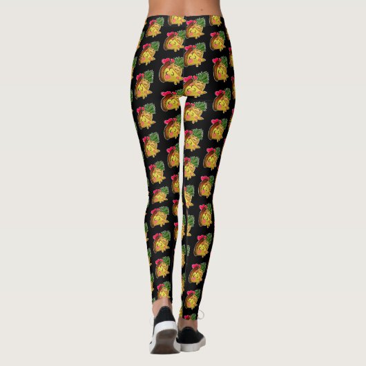 Pineapple Pizza Love Leggings (Achterkant)